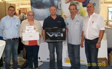 vlnr. J.Aulenbach, 2 Hauptgewinner,B. Nees, W.Winter